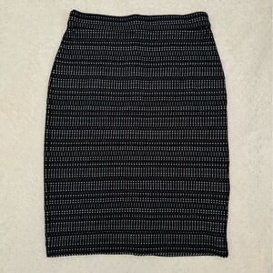 NWT Banana Republic pencil skirt, black and grey size 0